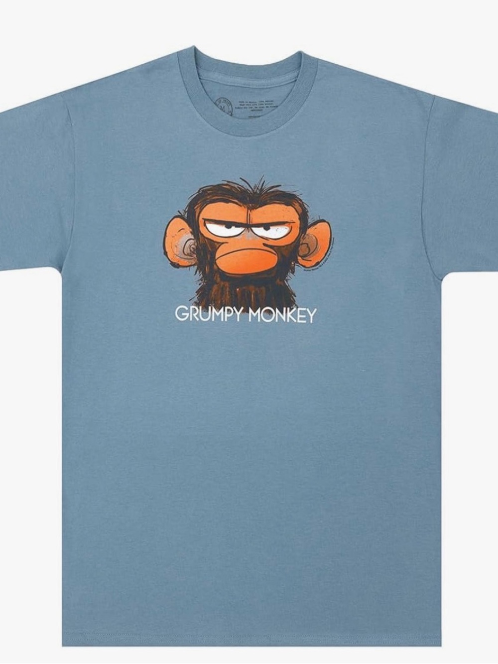 Grumpy Monkey T Shirt  Out of Print Brand NWT